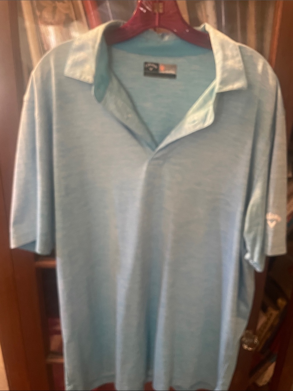 Callaway Light Blue Men's Polo Shirt